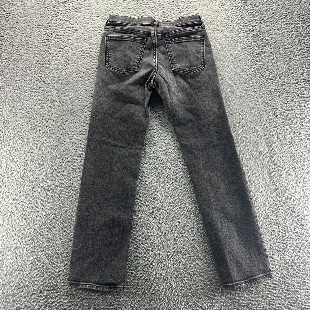 Old‎ Navy 360 Built-in Tough Boys 12 Black Denim Straight Slim Stretch Workwear